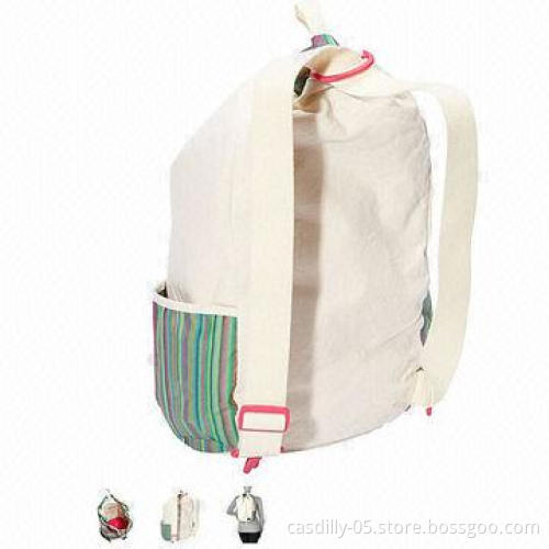 Cord Bag with One Large Main Compartment